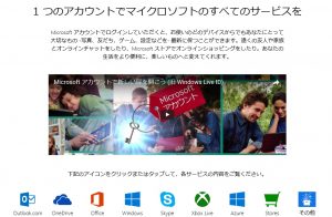 WindowsのオンラインサービスのほとんどはMicrosoftにひも付けられています。