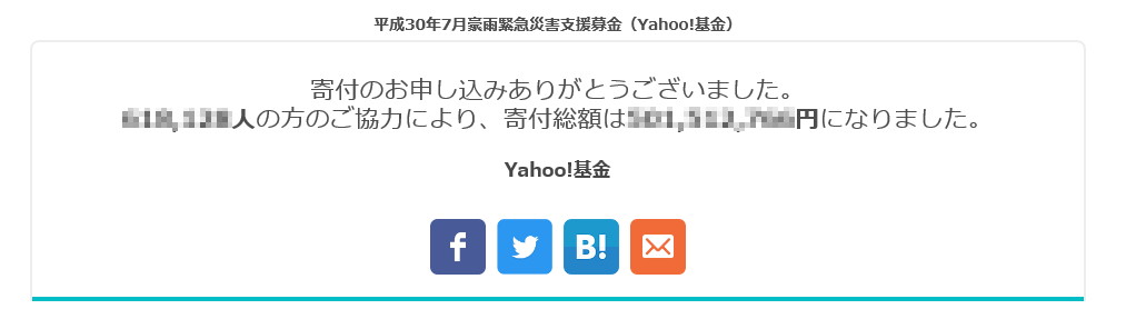 遺品整理マレリークはYahoo!基金より「平成３０年７月豪雨緊急災害支援募金」に寄付いたしました。